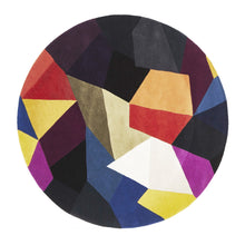 Load image into Gallery viewer, Matrix Pure Wool Crayon Round Rug