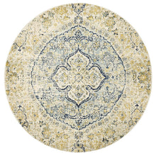 Load image into Gallery viewer, Museum Tyler Sky Blue Round Rug