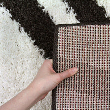 Load image into Gallery viewer, Notes Collection 4 Charcoal And White Rug