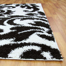 Load image into Gallery viewer, Notes Collection 5 Black And White Rug