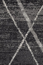 Load image into Gallery viewer, Oasis Noah Charcoal Contemporary Round Rug