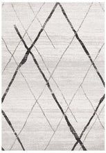 Load image into Gallery viewer, Oasis Noah White Grey Contemporary Rug