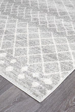 Load image into Gallery viewer, Oasis Selma Silver Tribal Runner Rug