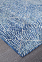 Load image into Gallery viewer, Oasis Kenza Contemporary Navy Rug