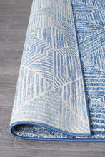 Load image into Gallery viewer, Oasis Kenza Contemporary Navy Rug