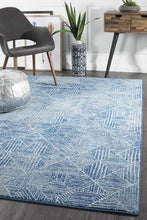 Load image into Gallery viewer, Oasis Kenza Contemporary Navy Rug