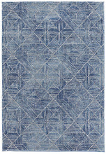 Load image into Gallery viewer, Oasis Kenza Contemporary Navy Rug