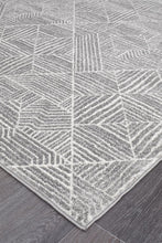 Load image into Gallery viewer, Oasis Kenza Contemporary Silver Rug
