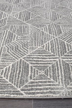 Load image into Gallery viewer, Oasis Kenza Contemporary Silver Rug