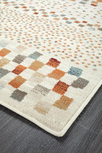Load image into Gallery viewer, Oxford Mayfair Squares Bone Rug