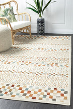 Load image into Gallery viewer, Oxford Mayfair Squares Bone Rug