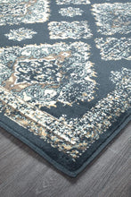 Load image into Gallery viewer, Oxford Mayfair Timeline Navy Rug