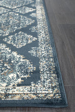Load image into Gallery viewer, Oxford Mayfair Timeline Navy Rug