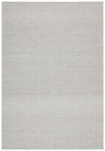 Load image into Gallery viewer, Studio Oskar Felted Wool Striped Rug Grey White