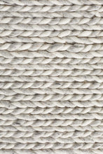 Load image into Gallery viewer, Studio Helena Woven Wool Rug Grey White