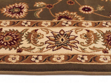 Load image into Gallery viewer, Sydney Classic Runner Green With Ivory Border Runner Rug