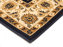 Load image into Gallery viewer, Sydney Classic Runner Blue With Ivory Border Runner Rug