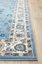 Load image into Gallery viewer, Sydney Collection Classic Rug Sky Blue Border