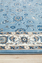 Load image into Gallery viewer, Sydney Collection Classic Rug Sky Blue Border