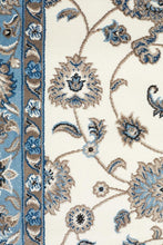 Load image into Gallery viewer, Sydney Collection Classic Rug White With Blue Border