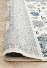 Load image into Gallery viewer, Sydney Collection Classic Rug White With Blue Border