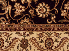 Load image into Gallery viewer, Sydney Medallion Runner Black With Ivory Border Runner Rug