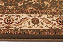 Load image into Gallery viewer, Sydney Medallion Runner Green With Ivory Border Runner Rug