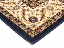 Load image into Gallery viewer, Sydney Medallion Runner Blue With Ivory Border Runner Rug