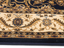 Load image into Gallery viewer, Sydney Medallion Runner Blue With Ivory Border Runner Rug