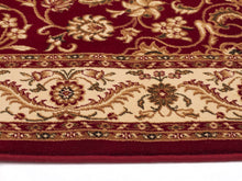 Load image into Gallery viewer, Sydney Medallion Runner Red With Ivory Border Runner Rug