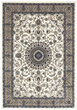 Load image into Gallery viewer, Sydney Collection Medallion Rug White With Beige Border