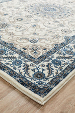 Load image into Gallery viewer, Sydney Collection Medallion Rug White With White Border