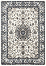 Load image into Gallery viewer, Sydney Collection Medallion Rug White With White Border