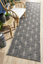 Load image into Gallery viewer, Rug Culture Terrace 5502 Black Runner Rug