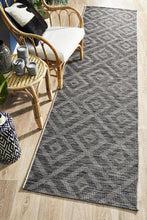 Load image into Gallery viewer, Rug Culture Terrace 5504 Black Runner Rug