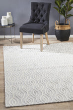Load image into Gallery viewer, Visions Winter Wish White Modern Rug