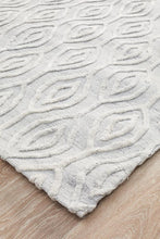 Load image into Gallery viewer, Visions Winter Wish White Modern Rug