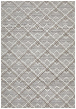 Load image into Gallery viewer, Visions Winter Silver Stream Modern Rug