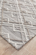 Load image into Gallery viewer, Visions Winter Silver Stream Modern Rug