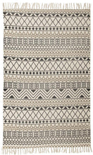 Load image into Gallery viewer, Zulu Totemic Shapes Ivory Rug