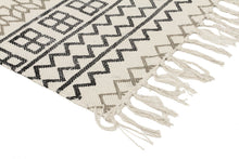 Load image into Gallery viewer, Zulu Totemic Shapes Ivory Rug