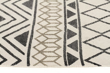 Load image into Gallery viewer, Zulu Totemic Shapes Ivory Rug