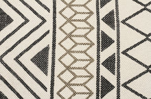 Load image into Gallery viewer, Zulu Totemic Shapes Ivory Rug