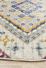 Load image into Gallery viewer, Babylon 203 White  Round Rug
