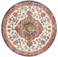 Load image into Gallery viewer, Babylon 205 White  Round Rug
