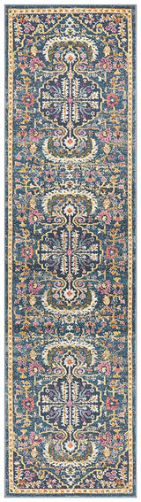 Babylon 209 Navy  Runner Rug