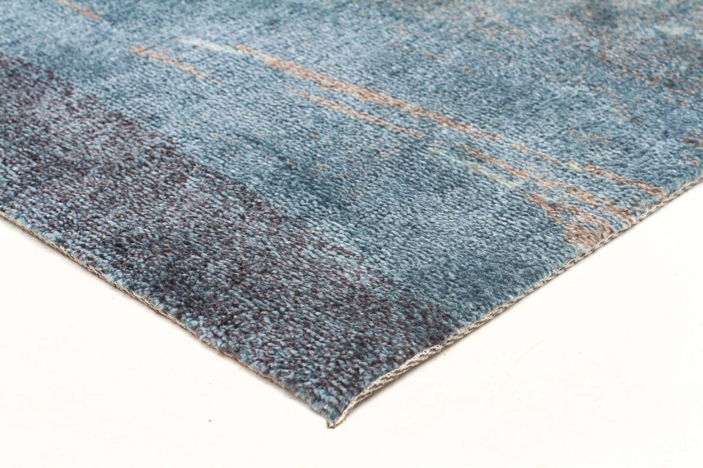 City Monet Stunning Blue Runner Rug