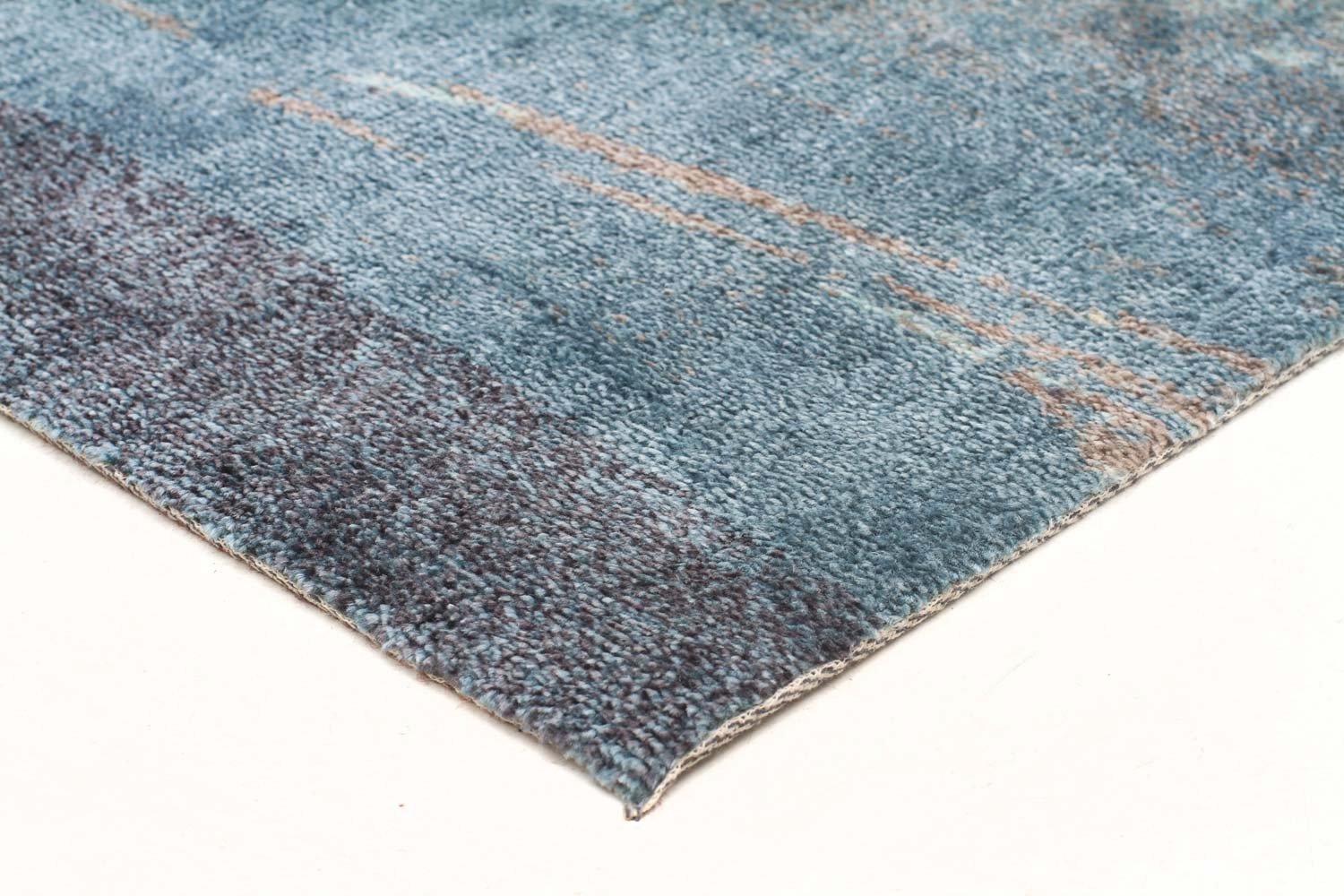 City Monet Stunning Blue Runner Rug