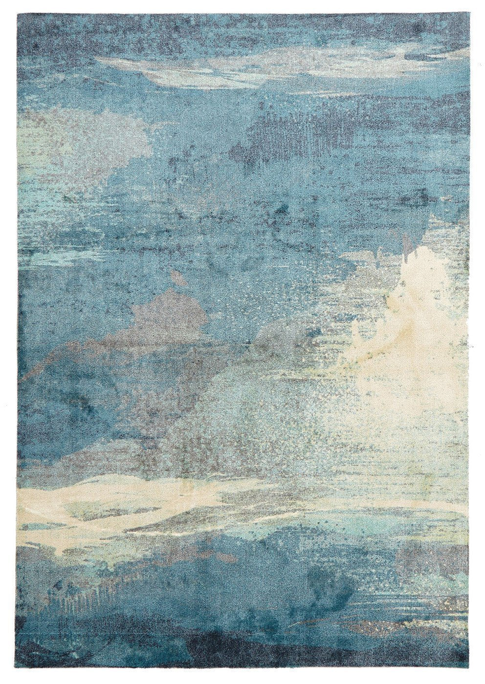 City Monet Stunning Blue Rug