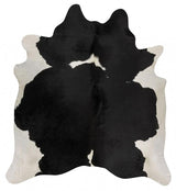 Exquisite Natural Cow Hide Black White
